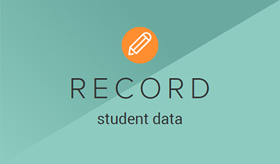 Record student data